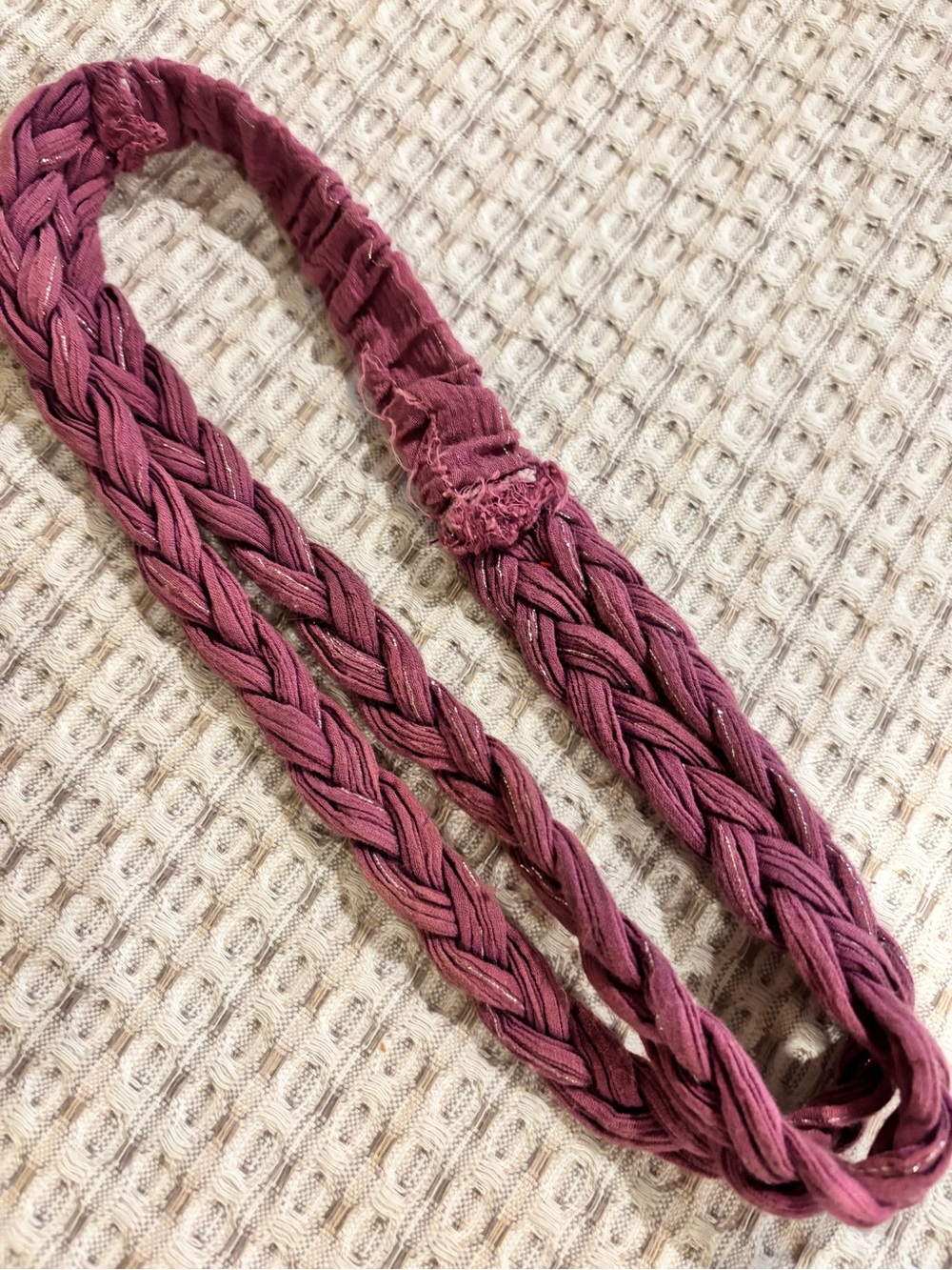 Free People double braided stretch headband